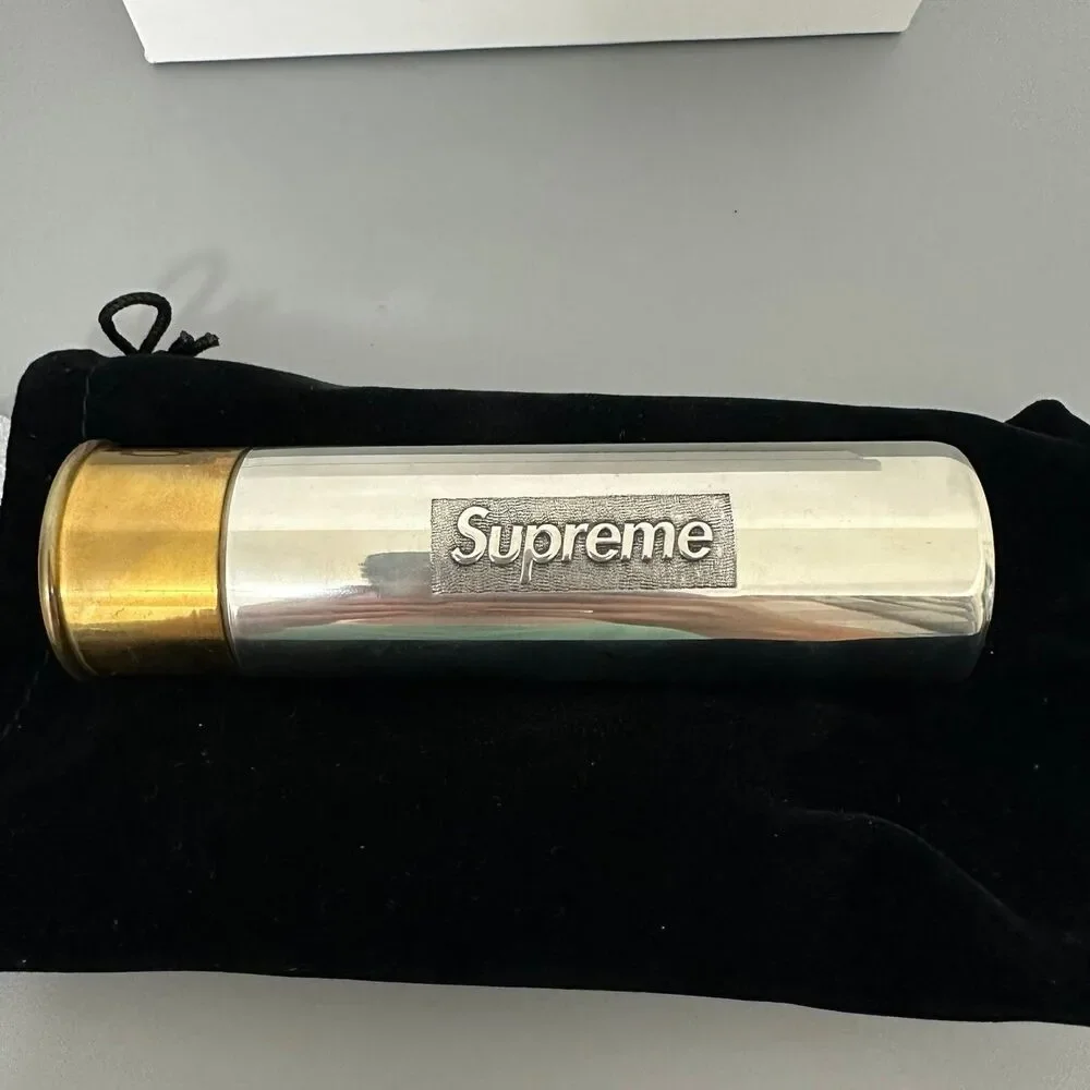 Supreme Shotgun Bullet Cartridge Flask English Pewter Company SS18 BRAND NEW